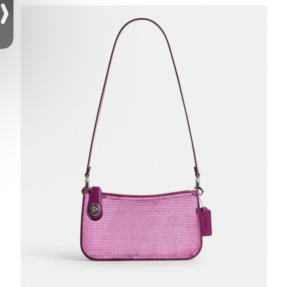Coach New York Penn Pink Sequence Shoulder Bag (NWT) w/dustbag